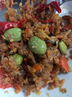 Foto resep Sambel teri nasi dan pete