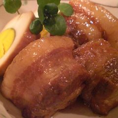 A picture of Stewed Pork Chunks, Rafutee-style.