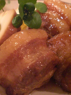A picture of Stewed Pork Chunks, Rafutee-style.