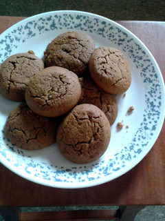 A picture of SOFT GINGER MOLASSES COOKIES.
