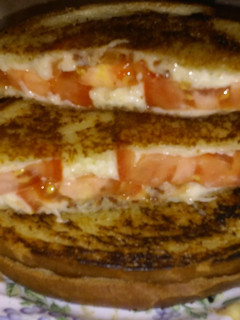 A picture of My toasted 🍅 sandwich.