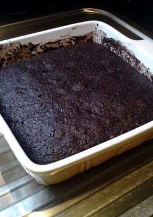 A picture of depression cake.