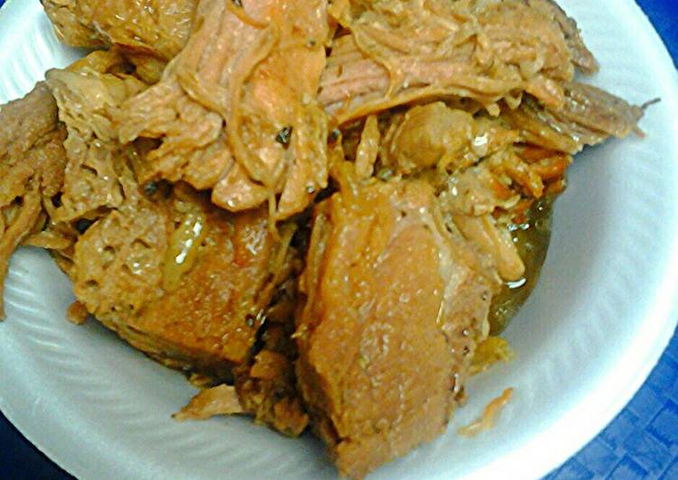 Recipe of Homemade Italian pork roast in wine