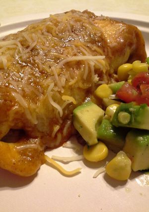 A picture of Beef, Bean & Cheese Burritos.