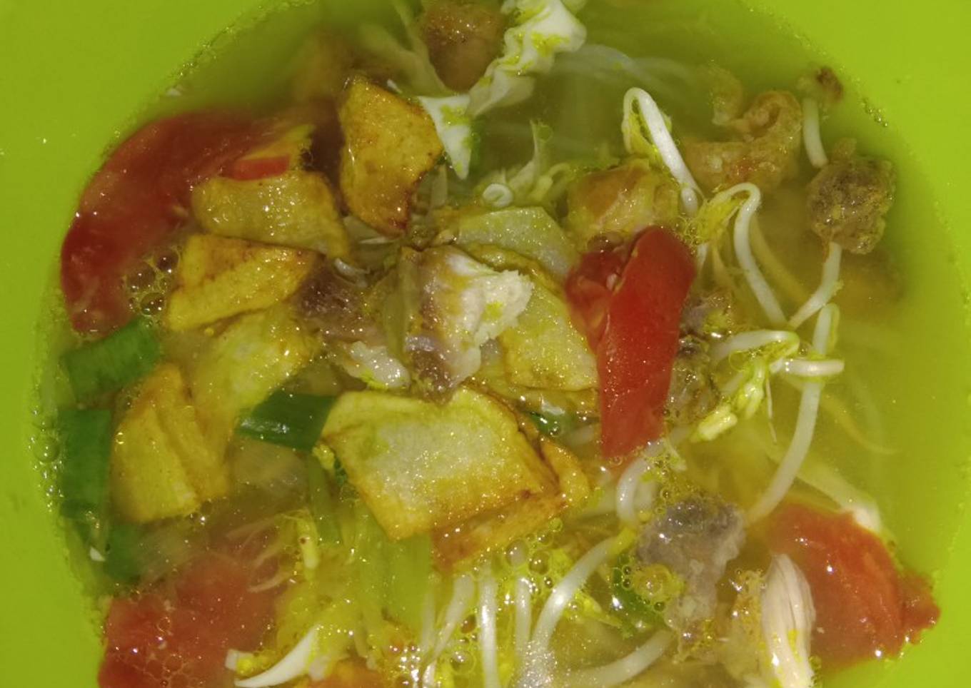 Cara Gampang Menyiapkan Soto ayam simpel, Bisa Manjain Lidah