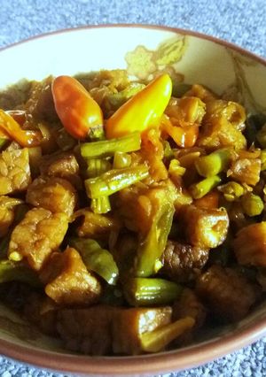 Foto resep Orek tempe buncis