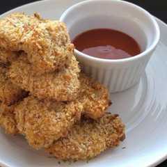 A picture of Homemade Crispy Panko Chicken Nuggets.
