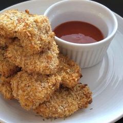 A picture of Homemade Crispy Panko Chicken Nuggets.