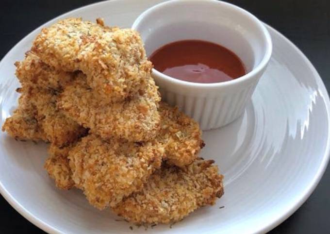 Homemade Crispy Panko Chicken Nuggets