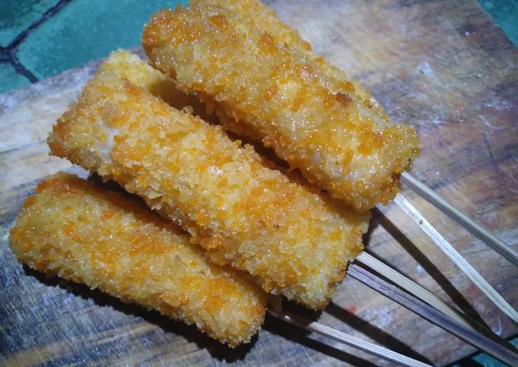 Langkah Mudah untuk Menyiapkan Corndog kw jajan sd, Enak