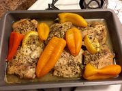 A picture of lemon pepper chicken