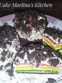 Foto resep Rainbow Cake Mini Simple dan Ekonomis