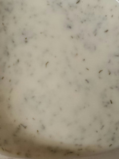 A picture of Sweet lemon dill sauce for fish.