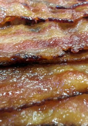 A picture of Candied Bacon.