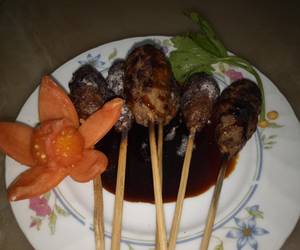 Resep mudah Sate kambing cincang Paling Enak