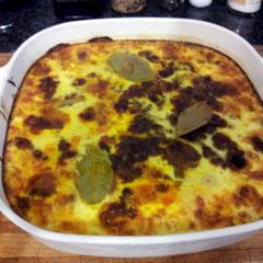 A picture of Traditional South African Bobotie.