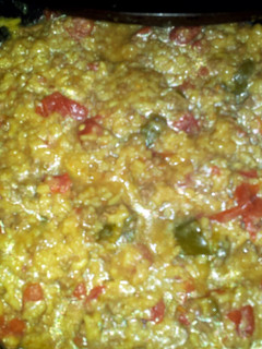 A picture of Sheree's DIRTY RICE.