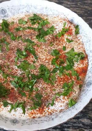 A picture of Dahi Vada#authors marathon.