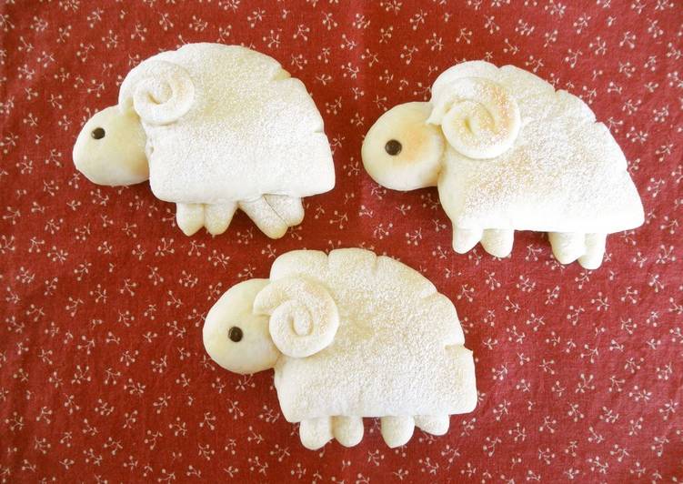 Recipe of Quick Fluffy Sheep Cream Bread
