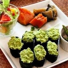A picture of Simple Avocado Sushi (Perfect for Potlucks).