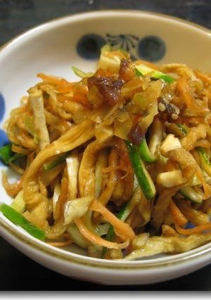 A picture of Kiriboshi Daikon Chinese-style Salad.