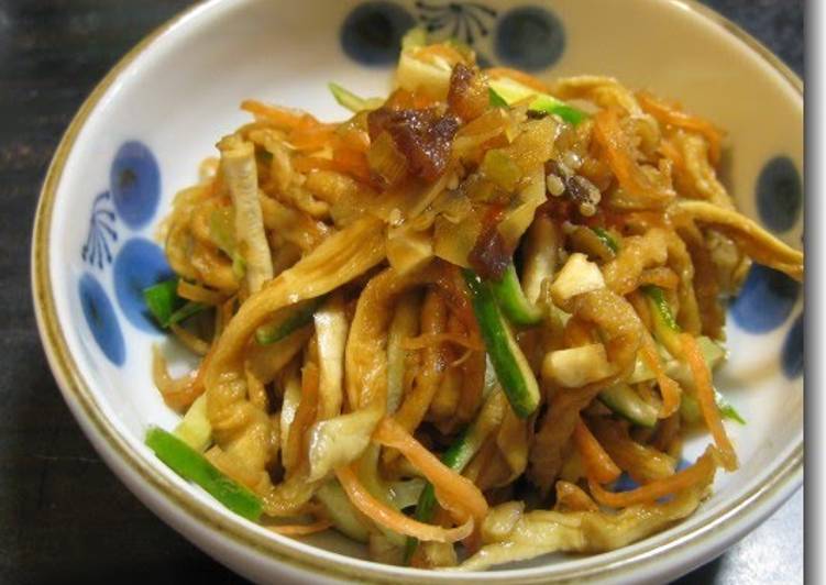 Simple Way to Prepare Homemade Kiriboshi Daikon Chinese-style Salad
