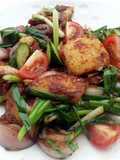 Stir Fry Hallibut Fillet With Black Pepper