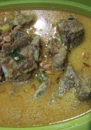 Foto resep Soto Daging susu santan