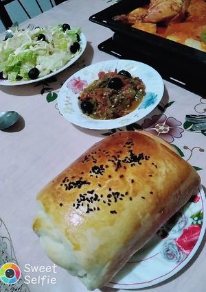 صورة لوصفة خبز شاورما