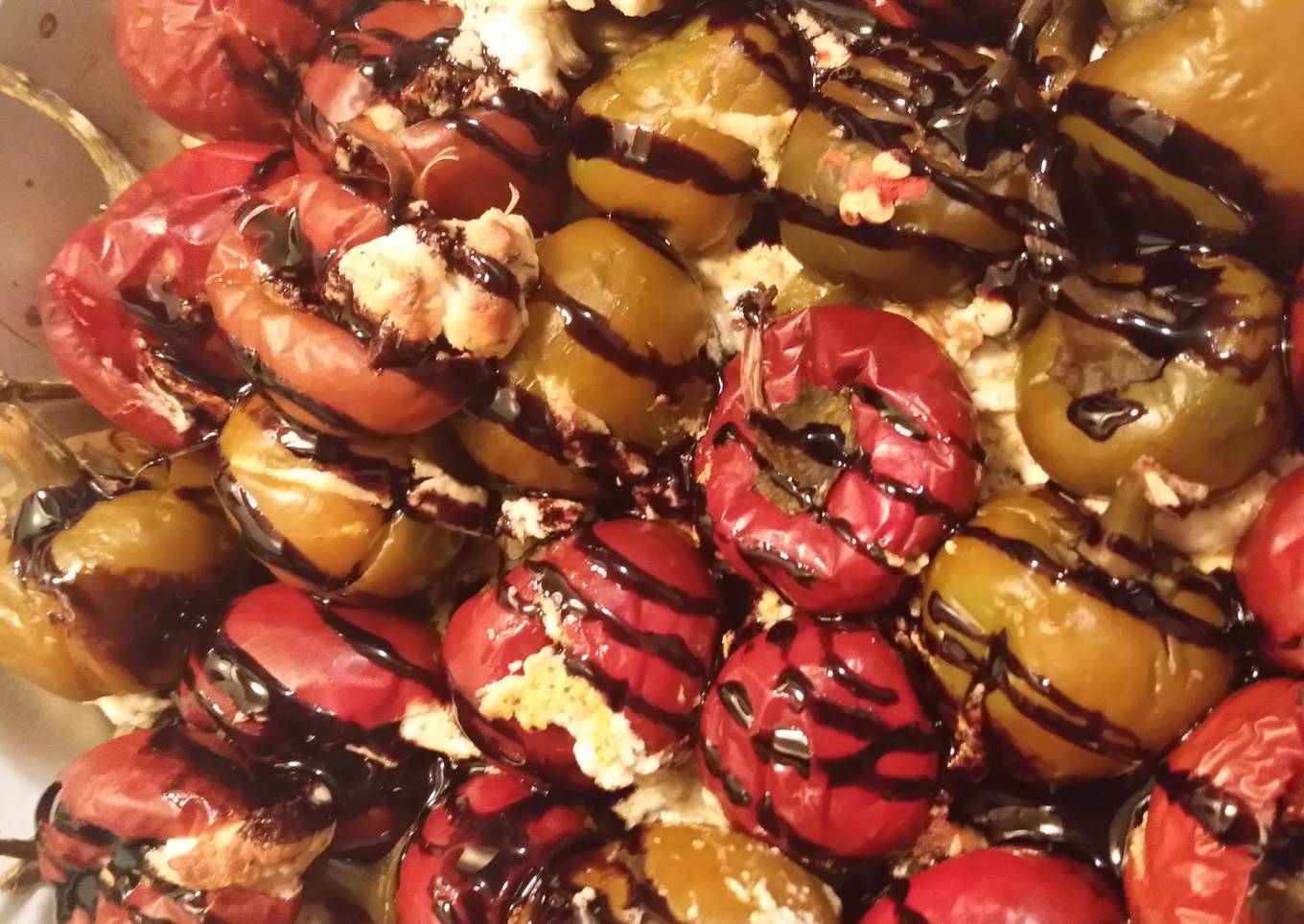 Sweet spicy cherry pepper poppers