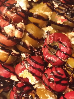 A picture of Sweet spicy cherry pepper poppers.
