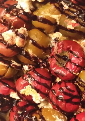A picture of Sweet spicy cherry pepper poppers.