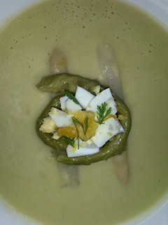 A picture of Sig's German mixed Asparagus Soup.
