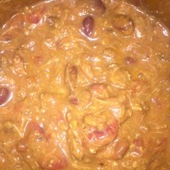 A picture of Slow cooker Meaty Chili.