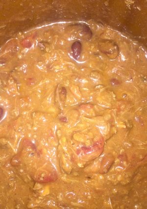 A picture of Slow cooker Meaty Chili.
