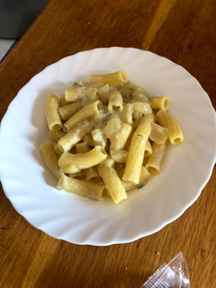 Una foto de Pasta con pera y gorgonzola