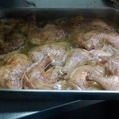 NUE ERA POACHED DUCK FAT CHICKEN A picture of NUE ERA POACHED DUCK FAT CHICKEN.