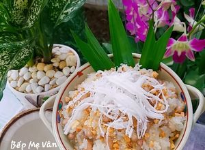 Hình của món Xôi đậu phộng.