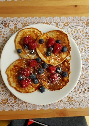 Foto resep Whole wheat banana pancakes