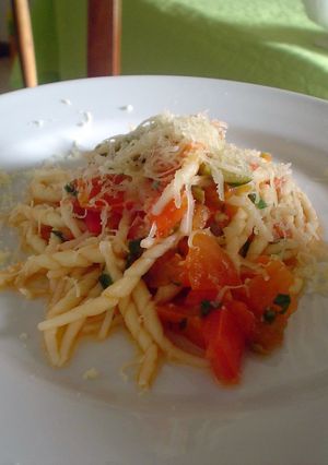 A picture of Pasta a la Troianesca.