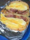 Bacon Egg Cheese on Freshly Baked Croissant