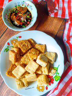 Foto resep Tahu Tempe Goreng Sambal Kecap