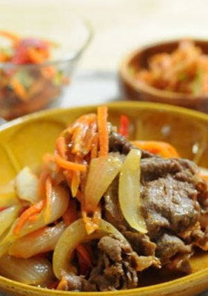 A picture of Bulgogi-style Beef Offcuts Stir-fry.