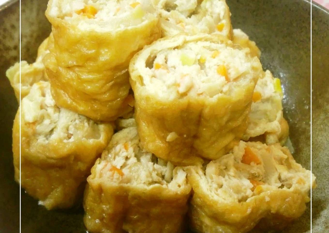 How to Prepare Speedy Minced Chicken Wrapped with Fried Tofu