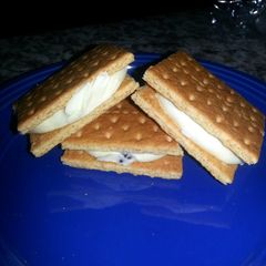A picture of Easy Homemade Ice cream Sandwich.