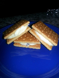 A picture of Easy Homemade Ice cream Sandwich.
