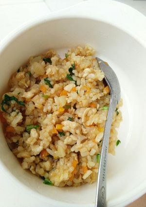 Foto resep Nasi goreng ayam sayur (anak 2thn)