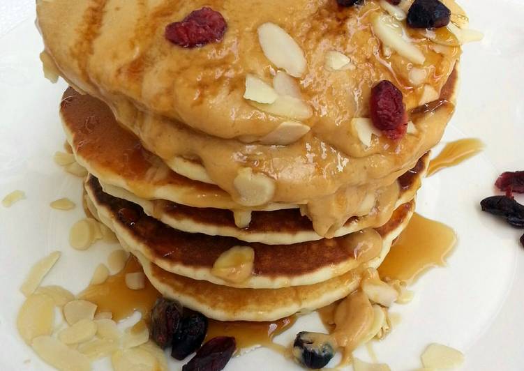 Recipe of Any-night-of-the-week Cashew Nut Pancake Top Peanut Butter And Honey