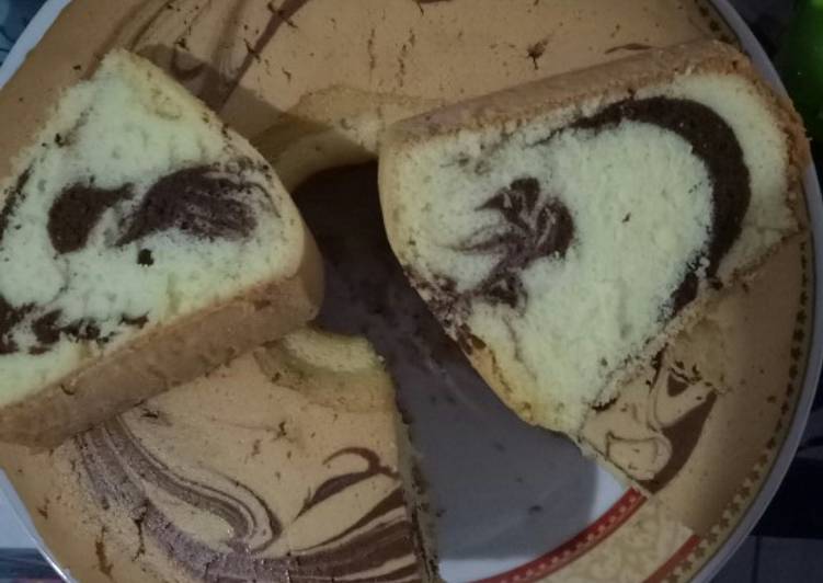 Cara Gampang Menyiapkan Cake Marmer Pak Sahak Anti Gagal