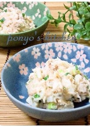 A picture of Fluffy & Creamy Yamaimo Salad.